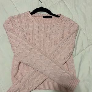 Baby pink brandy Melville sweater